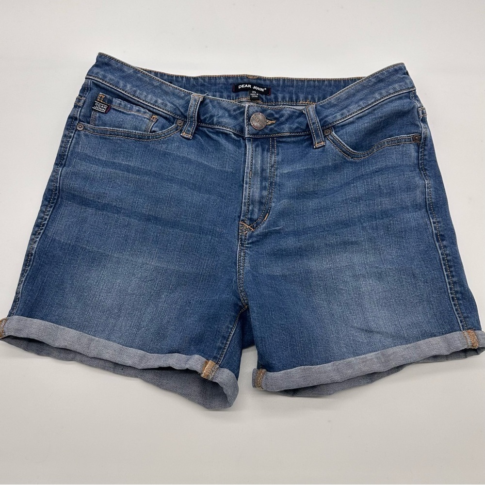 Dear John Denim Shorts Cuffed Size 29